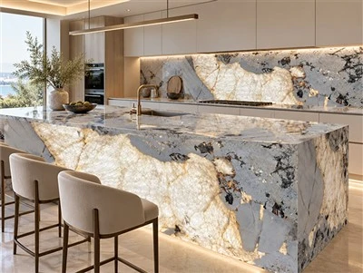Patagonia Quartzite Kitchen Island